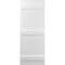 Ekena Millwork Americraft 6-Board, 3 Batten Exterior Real Wood Joined Board-n-Batten Shutters, ARW401BB621X71WHH, PR ARW401BB621X71WHH - alternate 3